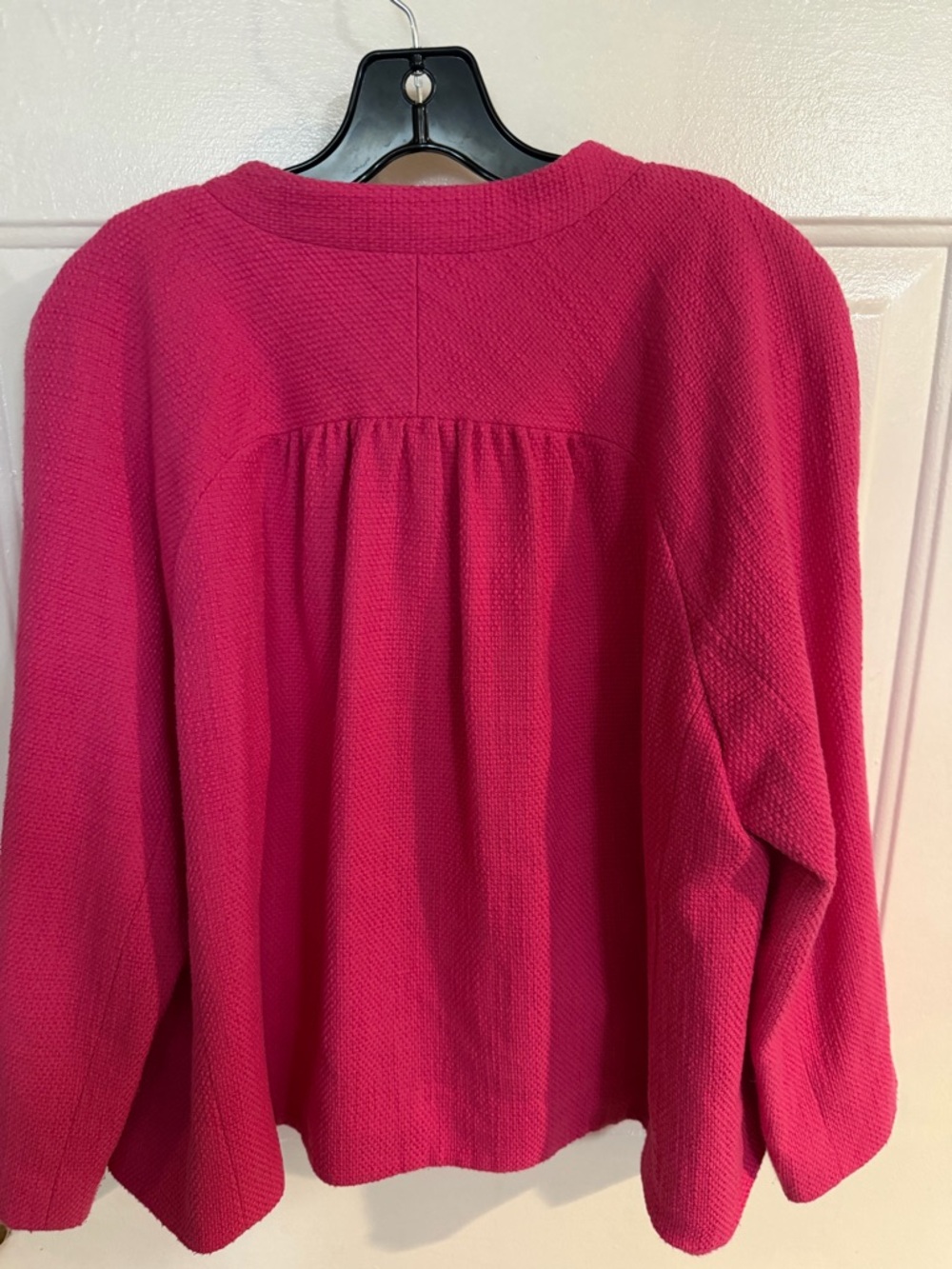 Liz Claiborne Bright Pink Textured Jacket - Picture 3 of 3